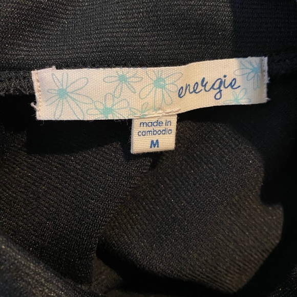 Energie Fit & Flirty Black Mini/Skater Skirt. Size M. High waisted. Super cute! - Picture 2 of 6